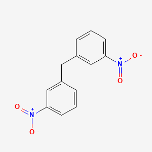 molecular formula C13H10N2O4 B4962246 1,1'-methylenebis(3-nitrobenzene) CAS No. 4164-43-6