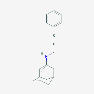 molecular formula C19H23N B496226 N-(1-adamantyl)-N-(3-phenyl-2-propynyl)amine 