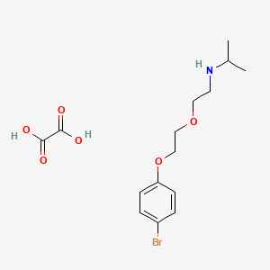molecular formula C15H22BrNO6 B4962296 N-{2-[2-(4-bromophenoxy)ethoxy]ethyl}-2-propanamine oxalate 