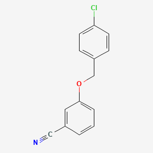 molecular formula C14H10ClNO B4962387 3-[(4-chlorobenzyl)oxy]benzonitrile 