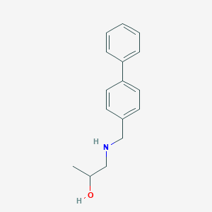 molecular formula C16H19NO B496244 1-[(Biphenyl-4-ylmethyl)amino]propan-2-ol 