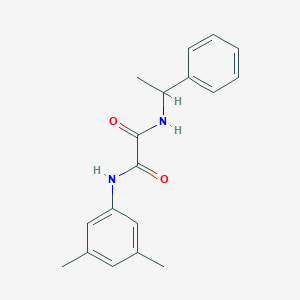 molecular formula C18H20N2O2 B4962514 N-(3,5-dimethylphenyl)-N'-(1-phenylethyl)ethanediamide 