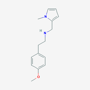 2-(4-methoxyphenyl)-N-[(1-methyl-1H-pyrrol-2-yl)methyl]ethanamine