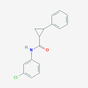 molecular formula C16H14ClNO B4962547 N-(3-chlorophenyl)-2-phenylcyclopropanecarboxamide 