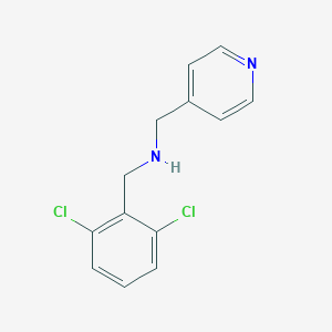 N-(2,6-dichlorobenzyl)-N-(4-pyridinylmethyl)amine