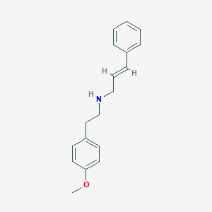 N-cinnamyl-N-[2-(4-methoxyphenyl)ethyl]amine