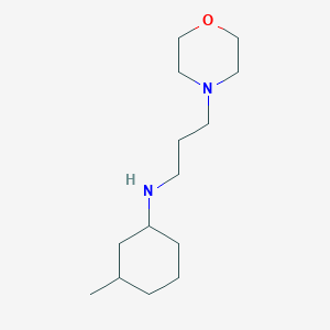molecular formula C14H28N2O B4962663 (3-methylcyclohexyl)[3-(4-morpholinyl)propyl]amine 