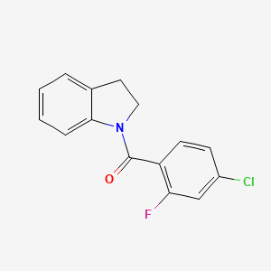 1-(4-chloro-2-fluorobenzoyl)indoline