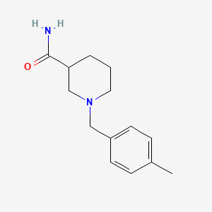 molecular formula C14H20N2O B4962815 1-(4-methylbenzyl)-3-piperidinecarboxamide 