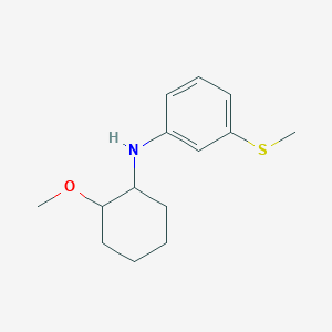 molecular formula C14H21NOS B4962843 (2-methoxycyclohexyl)[3-(methylthio)phenyl]amine 