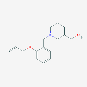 molecular formula C16H23NO2 B4962853 {1-[2-(allyloxy)benzyl]-3-piperidinyl}methanol 