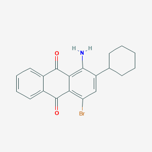 1-amino-4-bromo-2-cyclohexylanthra-9,10-quinone