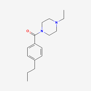 1-ethyl-4-(4-propylbenzoyl)piperazine