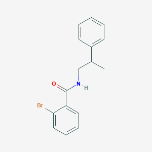 molecular formula C16H16BrNO B4962989 2-bromo-N-(2-phenylpropyl)benzamide 
