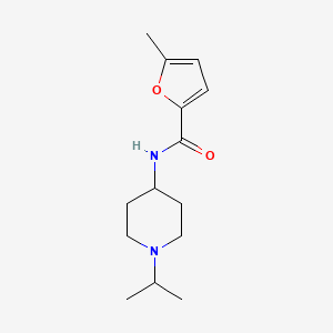 molecular formula C14H22N2O2 B4963063 N-(1-isopropyl-4-piperidinyl)-5-methyl-2-furamide 
