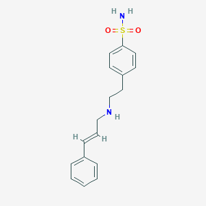 molecular formula C17H20N2O2S B496307 4-[2-(Cinnamylamino)ethyl]benzenesulfonamide 