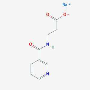 sodium 3-[(3-pyridinylcarbonyl)amino]propanoate