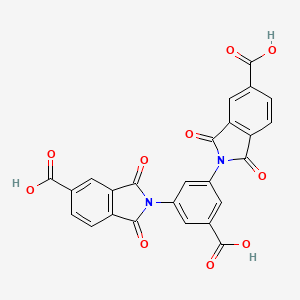 molecular formula C25H12N2O10 B4963130 2,2'-(5-carboxy-1,3-phenylene)bis(1,3-dioxo-5-isoindolinecarboxylic acid) 