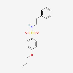 N-(2-phenylethyl)-4-propoxybenzenesulfonamide