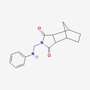 molecular formula C16H18N2O2 B4963706 4-(anilinomethyl)-4-azatricyclo[5.2.1.0~2,6~]decane-3,5-dione 