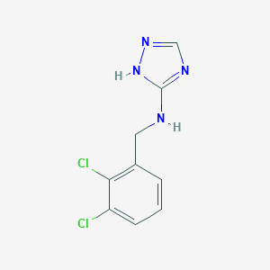 molecular formula C9H8Cl2N4 B496374 N-(2,3-dichlorobenzyl)-1H-1,2,4-triazol-3-amine 