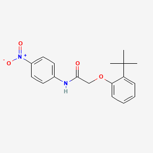 molecular formula C18H20N2O4 B4963753 2-(2-tert-butylphenoxy)-N-(4-nitrophenyl)acetamide 