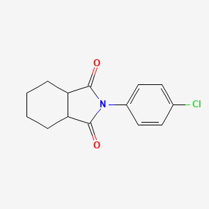 molecular formula C14H14ClNO2 B4963837 2-(4-chlorophenyl)hexahydro-1H-isoindole-1,3(2H)-dione 