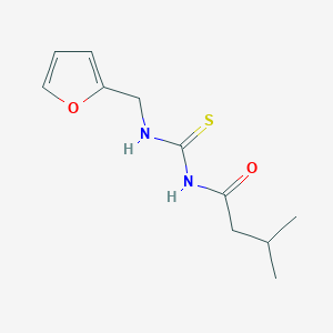 N-{[(2-furylmethyl)amino]carbonothioyl}-3-methylbutanamide