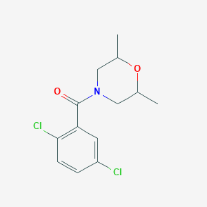 molecular formula C13H15Cl2NO2 B4963882 4-(2,5-dichlorobenzoyl)-2,6-dimethylmorpholine 