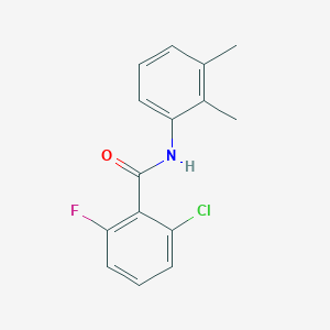 molecular formula C15H13ClFNO B4963890 2-chloro-N-(2,3-dimethylphenyl)-6-fluorobenzamide 