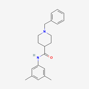 molecular formula C21H26N2O B4963917 1-benzyl-N-(3,5-dimethylphenyl)-4-piperidinecarboxamide 
