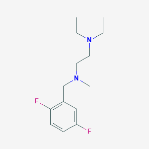 molecular formula C14H22F2N2 B4963923 N-(2,5-difluorobenzyl)-N',N'-diethyl-N-methyl-1,2-ethanediamine 