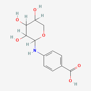 molecular formula C12H15NO6 B4964000 N-(4-carboxyphenyl)-alpha-D-xylopyranosylamine CAS No. 10396-71-1