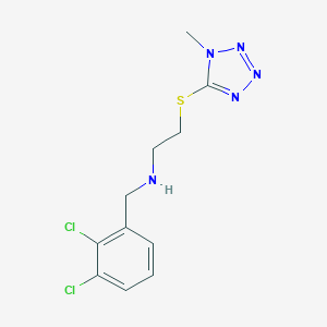 N-(2,3-dichlorobenzyl)-2-[(1-methyl-1H-tetrazol-5-yl)sulfanyl]ethanamine