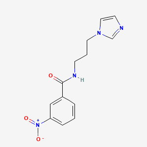 N-[3-(1H-imidazol-1-yl)propyl]-3-nitrobenzamide