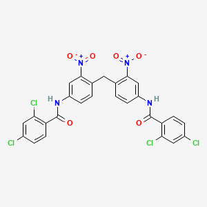 N,N'-[methylenebis(3-nitro-4,1-phenylene)]bis(2,4-dichlorobenzamide)