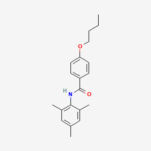 molecular formula C20H25NO2 B4964098 4-butoxy-N-mesitylbenzamide 