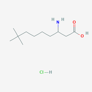 molecular formula C11H24ClNO2 B4964105 3-amino-8,8-dimethylnonanoic acid hydrochloride 