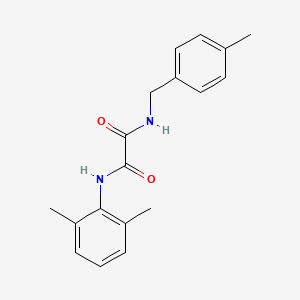 molecular formula C18H20N2O2 B4964110 N-(2,6-dimethylphenyl)-N'-(4-methylbenzyl)ethanediamide 