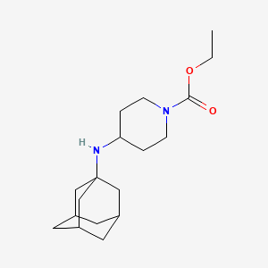 molecular formula C18H30N2O2 B4964184 ethyl 4-(1-adamantylamino)-1-piperidinecarboxylate 