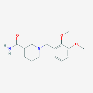 molecular formula C15H22N2O3 B4964410 1-(2,3-dimethoxybenzyl)-3-piperidinecarboxamide 