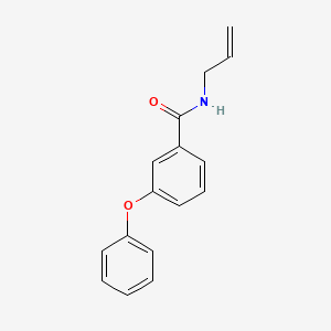 molecular formula C16H15NO2 B4964427 N-allyl-3-phenoxybenzamide 