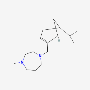 molecular formula C16H28N2 B4964535 1-[(6,6-dimethylbicyclo[3.1.1]hept-2-en-2-yl)methyl]-4-methyl-1,4-diazepane 
