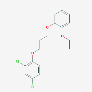 molecular formula C17H18Cl2O3 B4964741 2,4-dichloro-1-[3-(2-ethoxyphenoxy)propoxy]benzene 