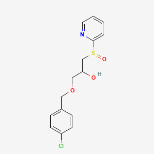 1-[(4-chlorobenzyl)oxy]-3-(2-pyridinylsulfinyl)-2-propanol