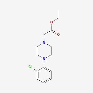 molecular formula C14H19ClN2O2 B4964806 ethyl [4-(2-chlorophenyl)-1-piperazinyl]acetate 