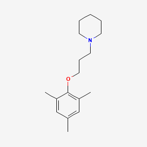 molecular formula C17H27NO B4964865 1-[3-(mesityloxy)propyl]piperidine 