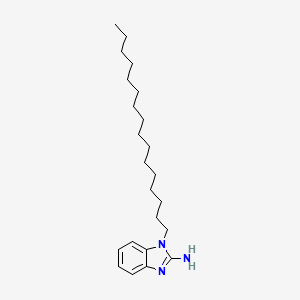 molecular formula C23H39N3 B4964935 1-hexadecyl-1H-benzimidazol-2-amine 