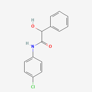 N-(4-chlorophenyl)-2-hydroxy-2-phenylacetamide