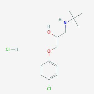 molecular formula C13H21Cl2NO2 B4965205 1-(tert-butylamino)-3-(4-chlorophenoxy)-2-propanol hydrochloride 